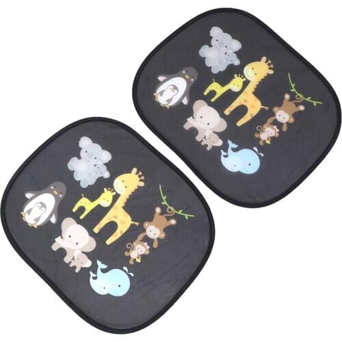 1 pc Car Window Shades for Rear Side Creative Design Car Sun ShadesWindow Car Heat Shield Protect Baby Window Shade Wholesale