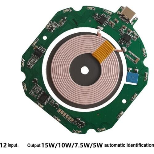 15W High Power 12V Wireless Charging Transmitter Module Circuit Board