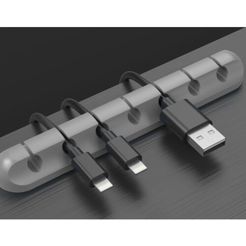 2019 Silicon Desktop Cable Organizer Cable Holder Clips Cord Wire Management for USB Charging Cable Mouse Cable H-best