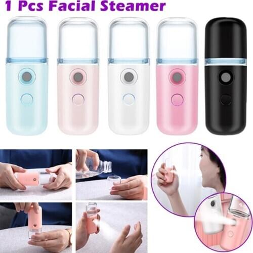 30ML Portable Facial Steamer Face Sprayer USB Nebulizer Nano Facial Steamer Humidifier Hydrating Women Beauty Skin Care Tools