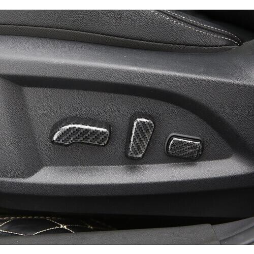 ABS Chrome For Renault Koleos 2017 2018 Accessories Car Seat Adjustment Switch Decoration Cover Trim Sticker Car Styling 5Pcs