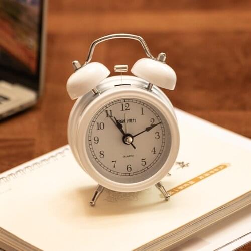 Little Alarm Clock Mechanical Loud Sound Alarm Creative Personality Students Use Lazy Clock Simple Get up Children