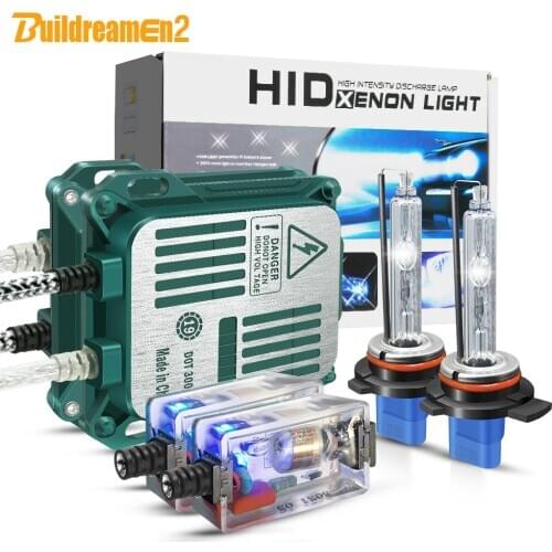 Buildreamen2 9012 HIR2 55W AC Xenon Light Kit Fast Start Ballast + High Bright Bulb 10000LM 5000K 12V Car Headlight Fog Light