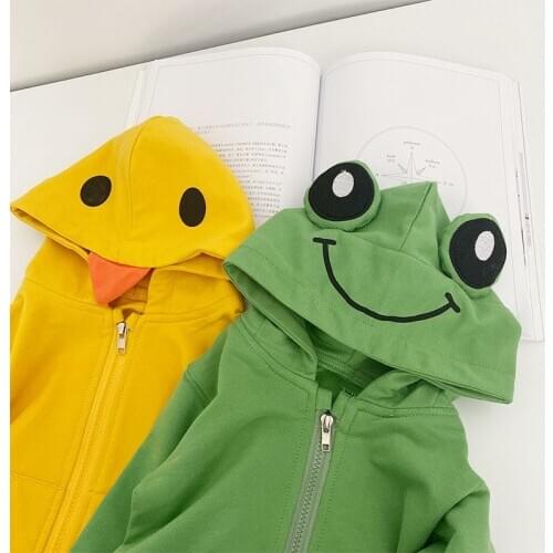 Kids Jackets Autumn New Arrival Cartoons Hooded Jacket For Girl Boys Clothing Fashion Zipper Children Outerwear Baby Child Coats