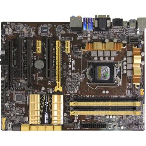 For ASUS Z87-PLUS original motherboard LGA 1150 DDR3 i3 i5 i7 32GB SATA3 USB3.0 Z87 Desktop Motherboard Free shipping
