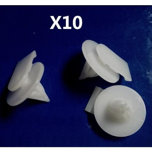 FOR BMW MINI COOPER DOOR WHEEL ARCH COVER CLIPS SIDE SKIRT SILL FASTENERS x10 GREY 07137073915 white