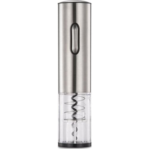 Electric Wine Bottle Opener Stainless Steel Automatic Corkscrew Opener Puller Kit ,Foil Cutter +Vacuum Stopper+Pourer