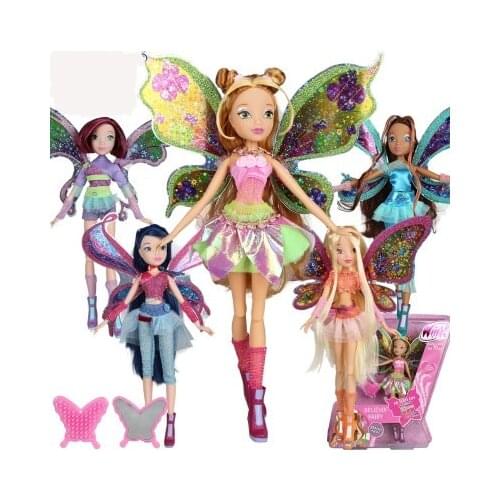 Doll colorful girl Action Figures with Classic Toys For Girl Gift bjd