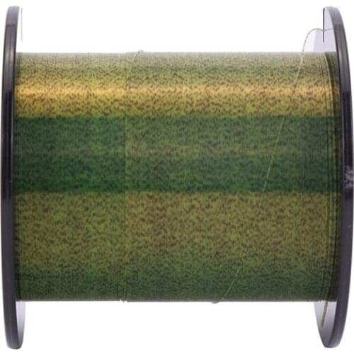 New 500m Camouflage Spots Fishing Line Flourocarbon Coated Super Strong Nylon Smooth Main Line Invisible Strong Pull Sea