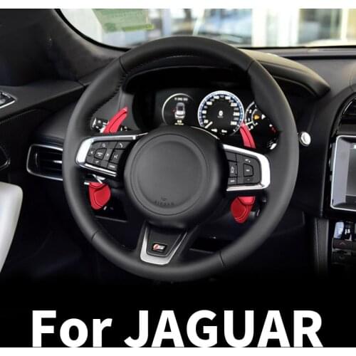 Car steering wheel shift paddle modification For JAGUAR XEL XE XF XJ F-ACE F-YPE Land Rover Range Rover Discovery Sport