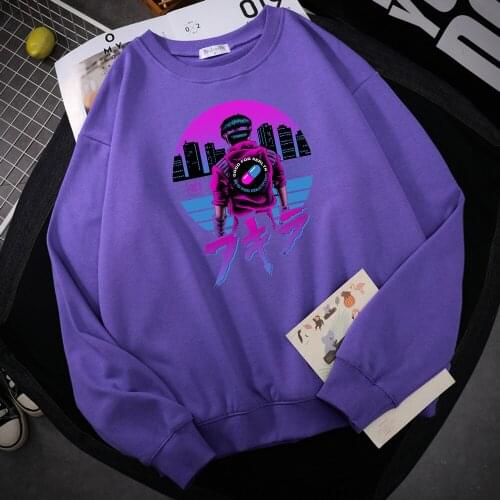 Rad Tokyo Japan Street Printing Hoodie Men Anime Autumn Clothes Simplicity Casual Hoody Crewneck Fleece Mens Sweatshirt Fashion