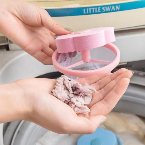 Plum Blossom Cleaning Mesh Belt Laundry Balls Washing Machine Floating Laundry Filter Bag Laundry Products Bathroom Accessories