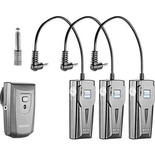 Neewer Wireless STUDIO Flash TRIGGER RT-16 with 3 RECEIVERS 16-Channel