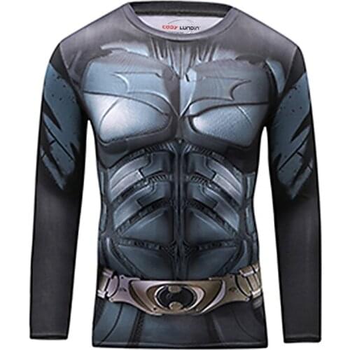 New Fashion Design Long Sleeve Rashguard for Men Full Printing T-Shirts