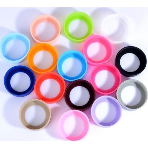 New Bottom Protective Cover Cap Rubber Cup Sleeve Silicone Coasters for Travel Mug Water Bottle LX3565