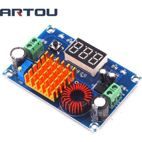 DC 3V-35V to DC 5V-45V Boost Module Digital DC-DC Converter Step Up Module Boost Converter Board 5A Power Adjustable for Voltage