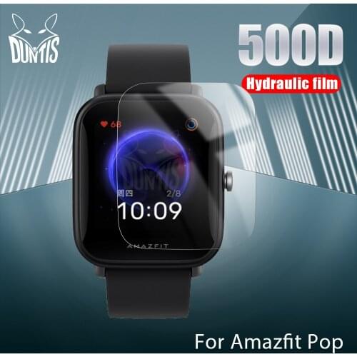 Full Cover TPU Clear Protective Film for Xiaomi Huami Amazfit POP Soft Screen Protector For Amazfit POP Smart Watch (Not Glass)