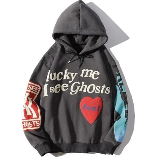 Dropshiping Kanye West Lucky Me I See Ghosts Unisex Hoodie 2021