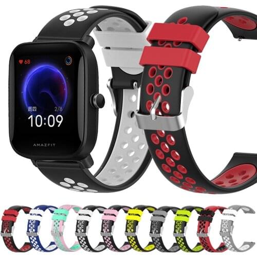 For Huami Amazfit Bip U Pro Strap 20mm Watchband For Amazfit Bip/Bip S Lite/Bip U/GTS 2 2E 2 Mini Wristband Replace Bracelet