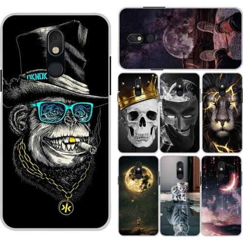Silicone Case For LG Stylo 5 LG Stylo5 Case Soft Tpu Phone Back Cover 360 Full Protective Bumper Printing Transparent Coque Case