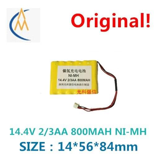 Brand new authentic two-thirds of aa 14.4 V 800 mah ni-mh battery NI - MH sweeping medical robot toys and durable