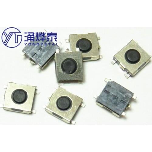 YYT 20PCS 6*6.2*2.5 6×6.2×2.5 patch switch 6*6 touch small button switch black button