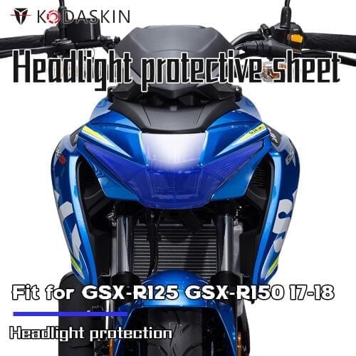 KODASKIN Headlight Screen Protection Cover Motorcycle Accessories ABS Headlight Guard Fit For SUZUKI GSXR125 GSXR150 17-18