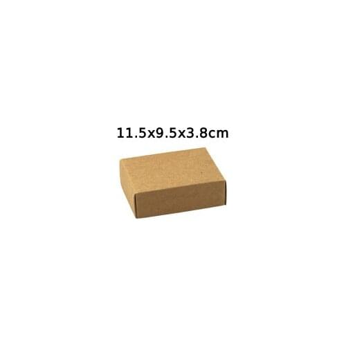 11.5x9.5x3.8cm Corrugated 350G kraft paper boxes Heaven and earth cover box,wallet gift candy food packing box 100pcs/lot