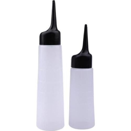 60Pcs/Lot 150ML/250ML Dry Cleaning Bottle With Scale Straight Mouth Shampoo Bottle Dry Cleaning Pot Hair Dye Products HA2146