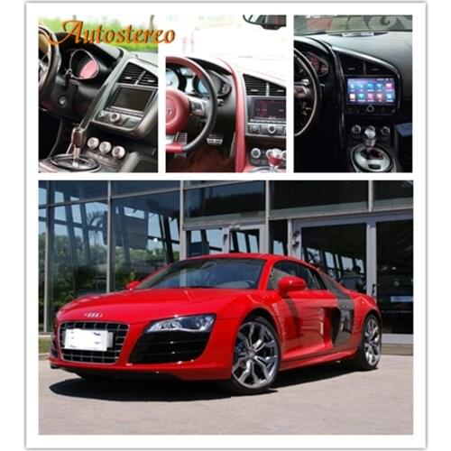 For Audi R8 2007+V8 2014+V10 Android 10.0 6GB 128 Car GPS Navigation Auto Stereo Head Unit Multimedia Player Radio Tape Recorder