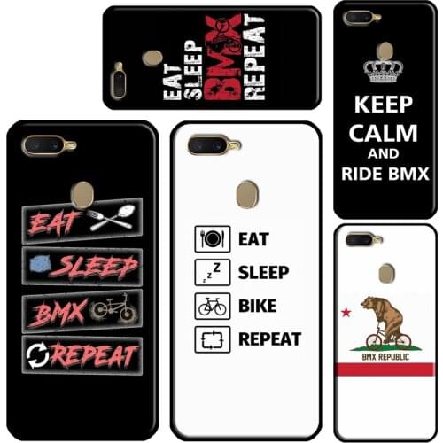 BMX Bike Extreme Sport For OPPO A5S A3S A83 A1K A52 A72 A31 A53 A9 A5 2020 Find X3 Pro F5 F7 A15 A91 Case Cover