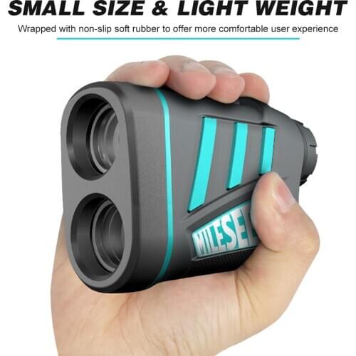 MiLESEEY 600m Pulse Laser Range Finder Distance Meter 6X Handheld Monocular Laser Range Finder Tool for Golf Hunting Engineering