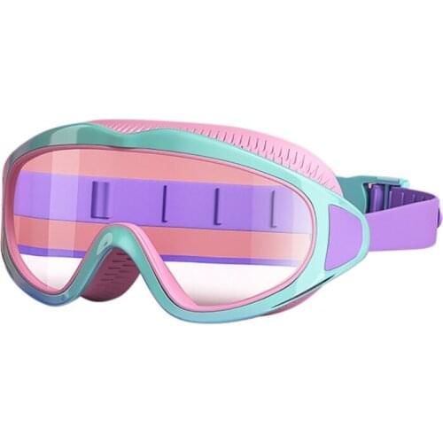 Childrens Swimming Glasses Waterproof Anti-fog HD Large Frame Submersible Professional Equipment Diving Goggles