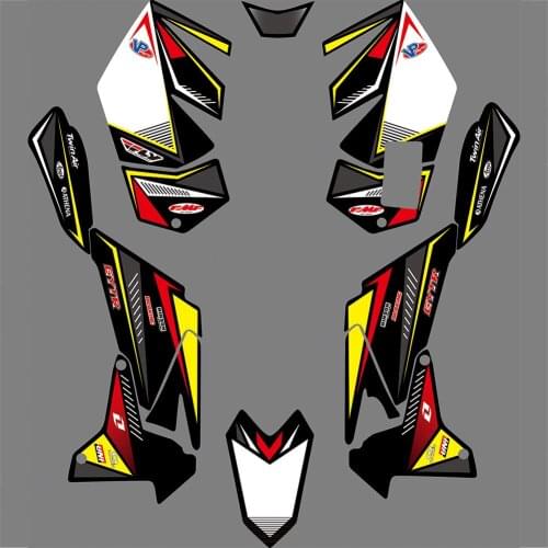 Customized ATV LTR 450 Graphics Background Stickers 3M DECALS For SUZUKI LTR450 LTR-450 2006-2008 2009 2010 2011 2012 2013 2014