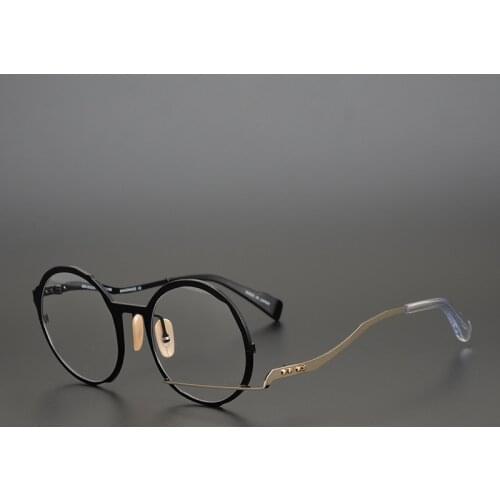 Maruyama Masahiro Personality Glasses Limited Manual Irregular Full Frame Frame Unique Literary Frame can be matched with myopia