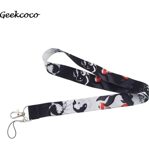 J2053 Funny Cartoon Lanyard For keys Hang Ropes Phone Badge Holder Neck Straps Necklaces