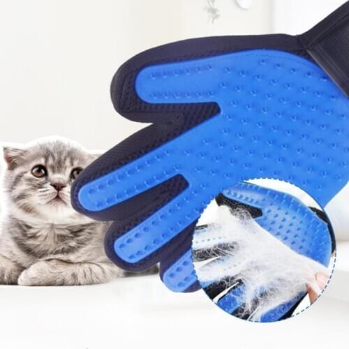 Classic Practical Cat Grooming Glove Pets Hair Deshedding Brush Comb Gloves For Pet Dogs Cats Cleaning Massage Gloves For Animal