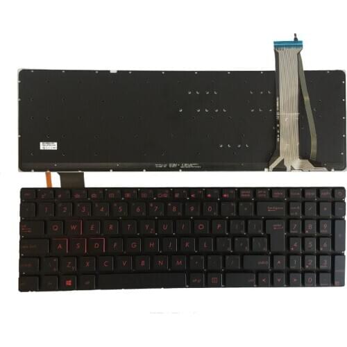 For ASUS GL752 GL752V GL752VL GL752VW GL752VWM ZX70 ZX70VW G58 G58JM G58JW G58VW backlit Czech CZ laptop keyboard