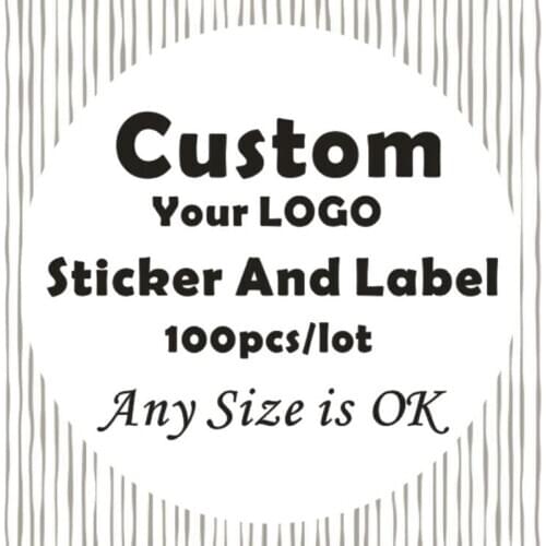 Custom Logo Stickers And Customisable Labels/Wedding sticker 3-7cm Design Own Business baking gift stickers
