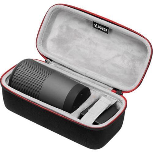Portable EVA Speakers Hard Protective Cover Case Pouch Bag Storage Carrying Cover Organizer for Bose Soundlink Revolve Speaker