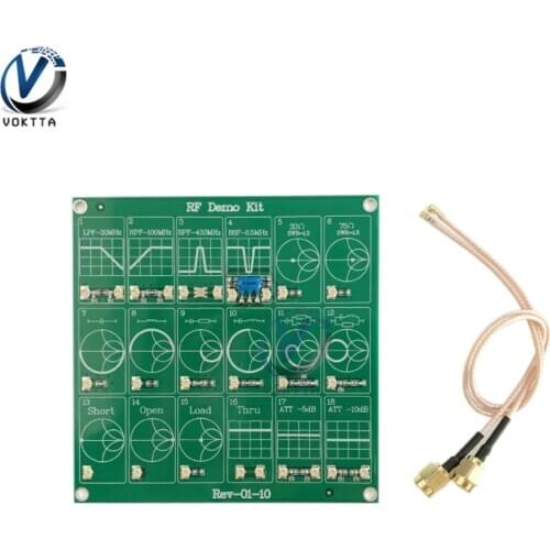 RF Demo Kit RF Tester Board Module NanoVNA VNA Filter Attenuator Vector Network Analyzer Board Electrical Instruments Tools