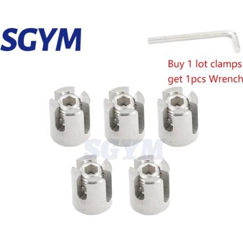 5 PCS 90 Degree angles 8mm Marine Grade Stainless Steel 316 Wire Rope Trellis Systems Green Wall Cross Clip Rope Clamp