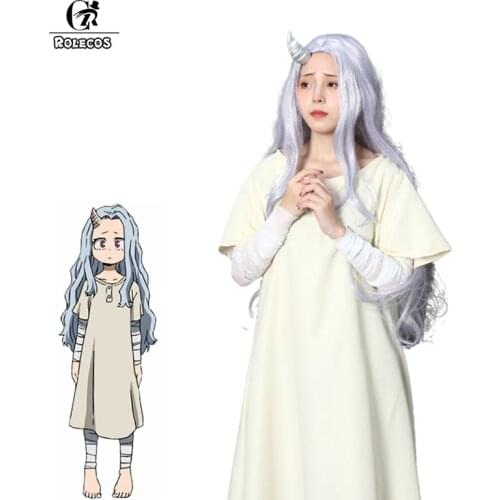 ROLECOS MHA Cosplay Costume Eri Cosplay BNHA Eri Anime Costume Girl Women Dress Halloween Costume