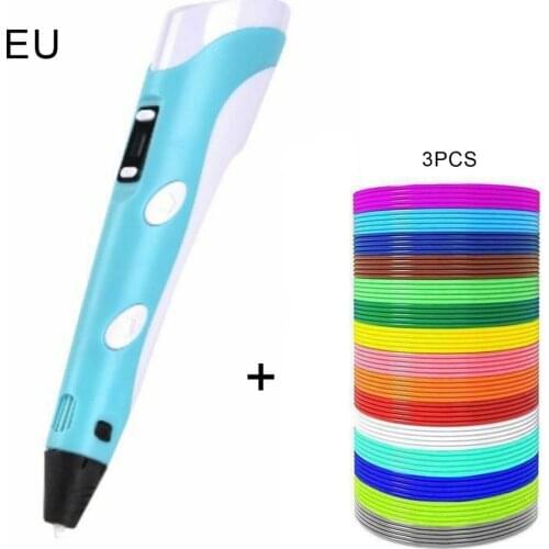 3D Printing Pen Painting Pen Drawing Painting Pens Consumables 3m PLA/ABS Crafting Filament Doodle Drawing Art Printer Kid Gift
