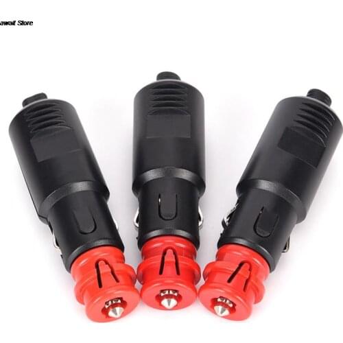 Hot sale 1pc Universa 12V 24V Car Cigarette Lighter Plug Socket Power Plug Connection Male Adaptor Auto Interior Part