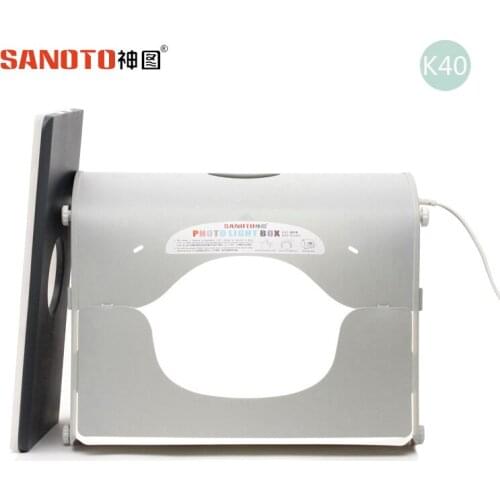LED photo studio Professional Portable Mini Kit Photo Photography Studio Light Box SANOTO Softbox k40 for 220/110V EU US UK AU