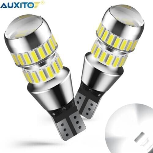 AUXITO 2x T15 W16W LED Bulb Canbus 921 912 For Toyota Land Cruiser 80 100 200 Prado 120 150 FJ Vehicle Car Reverse Backup Lights
