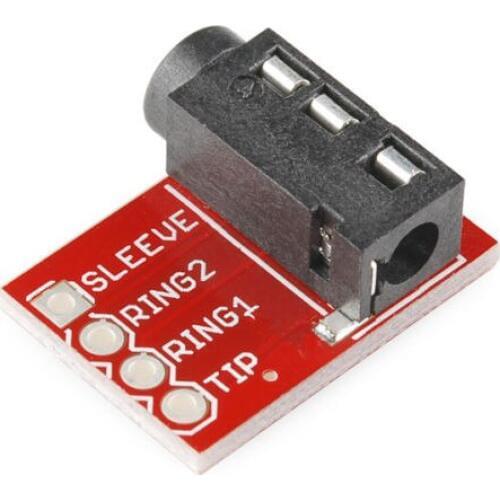 TRRS 3.5mm Jack Breakout Headphone Video Audio MP3 Jack Professional