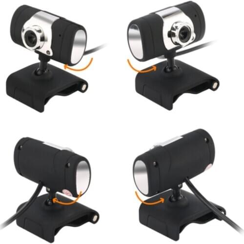 USB 2.0 Computer Webcam Full HD 480P Web Cam Camera Webcam with Microphone for Computer PC Laptop Desktop