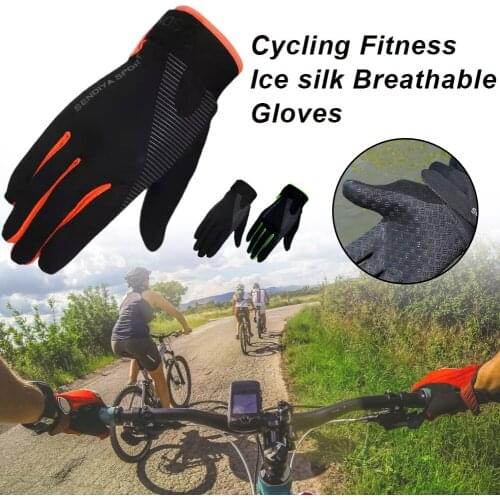 Cycling Gloves Anti Slip Touch Screen Full Finger Bicycle Gloves for Running Cycling Driving